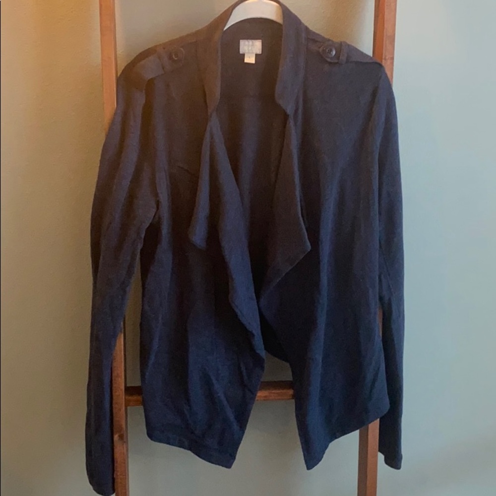 Converse One Star open front cardigan